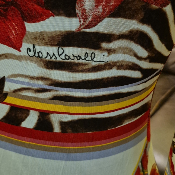 Class Roberto Cavalli: Floral & Feminine Just Beautiful Sz USA 14. (#1675). - Picture 4 of 17